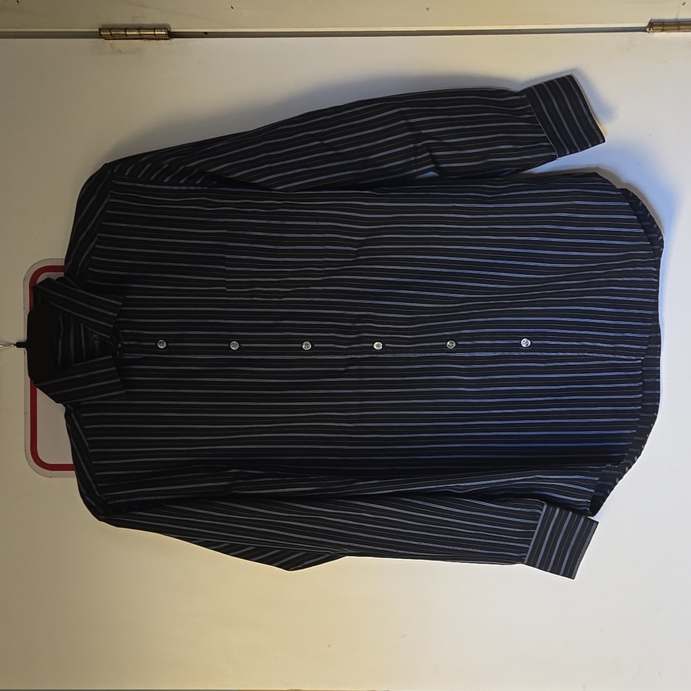Black and Blue Dress Shirt